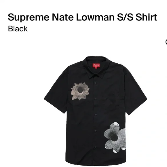 Supreme Nate Lowman S/S Shirt Supreme supreme/nate lowman - Gem